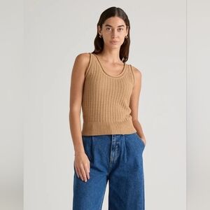 Quince 100% Organic Cotton Sweater Tank